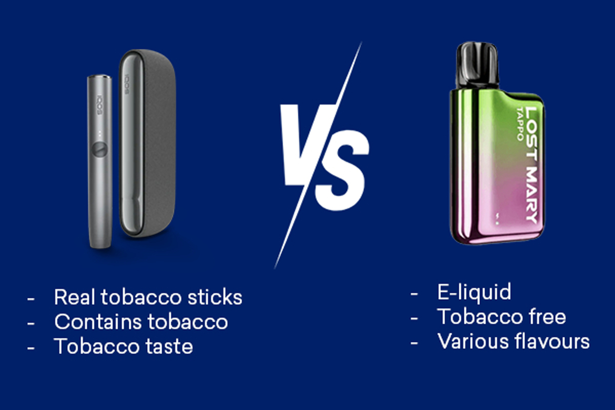 Heated Tobacco vs Vaping